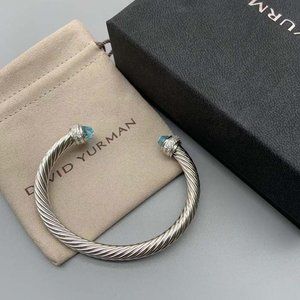 Sterling Silver 925 David Yurman Cable Bracelet